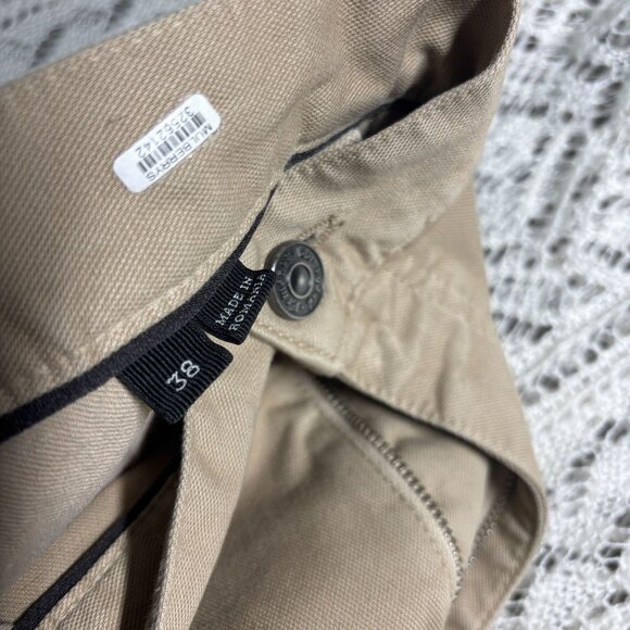 Ermenegildo Zegna Beige‎ Cotton Flat Front Casual Pants Jeans w38x28 - Picture 10 of 13